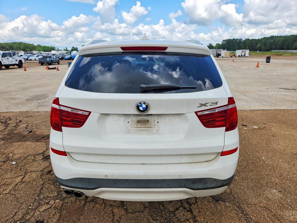 2017 BMW X3 VIN 5UXWX9C33H0W68112 COPART salvage auction — FRONT END, Tx - Salvage Vehicle Title, sold $400 on 2026-07-06 (photo 6)
