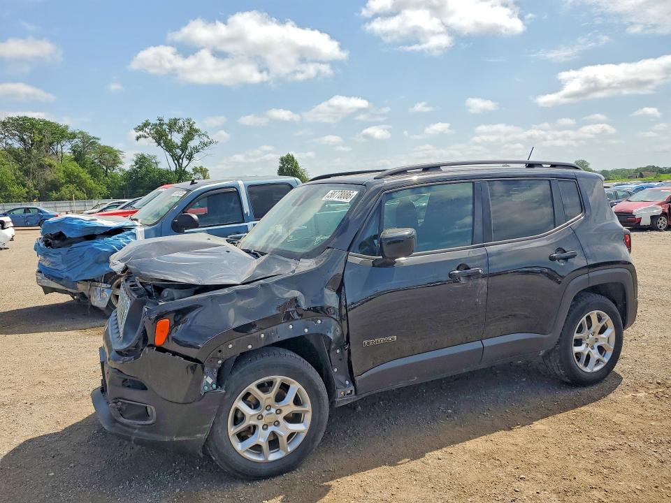 2016 Jeep Renegade VIN ZACCJBBT5GPD89672 COPART salvage auction — FRONT END, IA - CERT OF TITLE-SALVAGE TITLE, sold $700 on 2026-07-31 (photo 1)