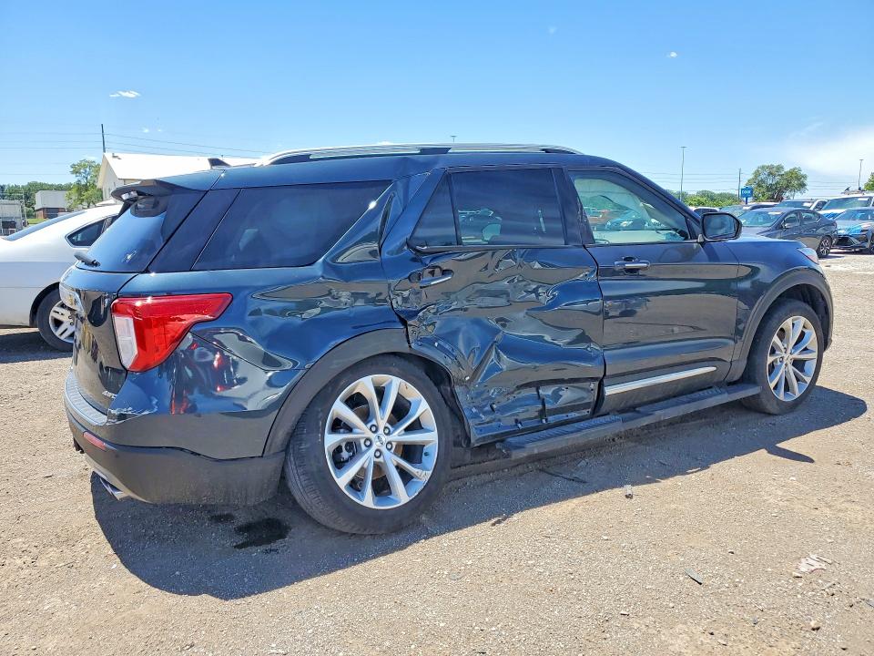 2022 Ford Explorer VIN 1FM5K8HC4NGA70897 COPART salvage auction — SIDE, Ia - Cert Of Title-Salvage Title, sold $11,700 on 2026-07-31 (photo 3)