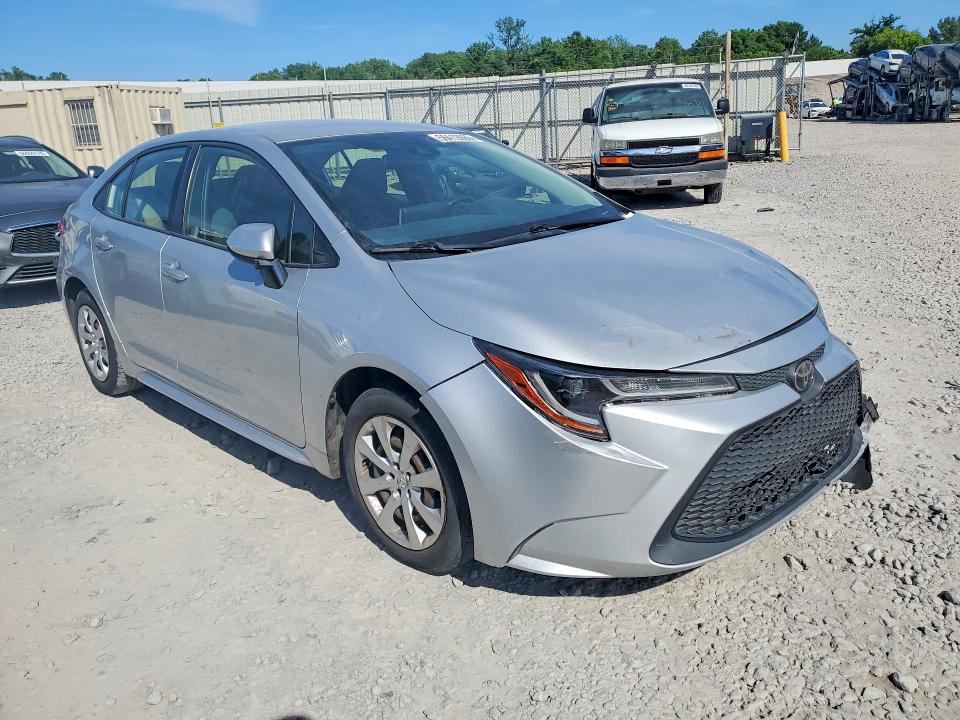 2020 Toyota Corolla VIN JTDEPRAE4LJ009881 COPART salvage auction — FRONT END, Id - Salvage Certificate Of Title, sold $3,600 on 2026-07-14 (photo 4)