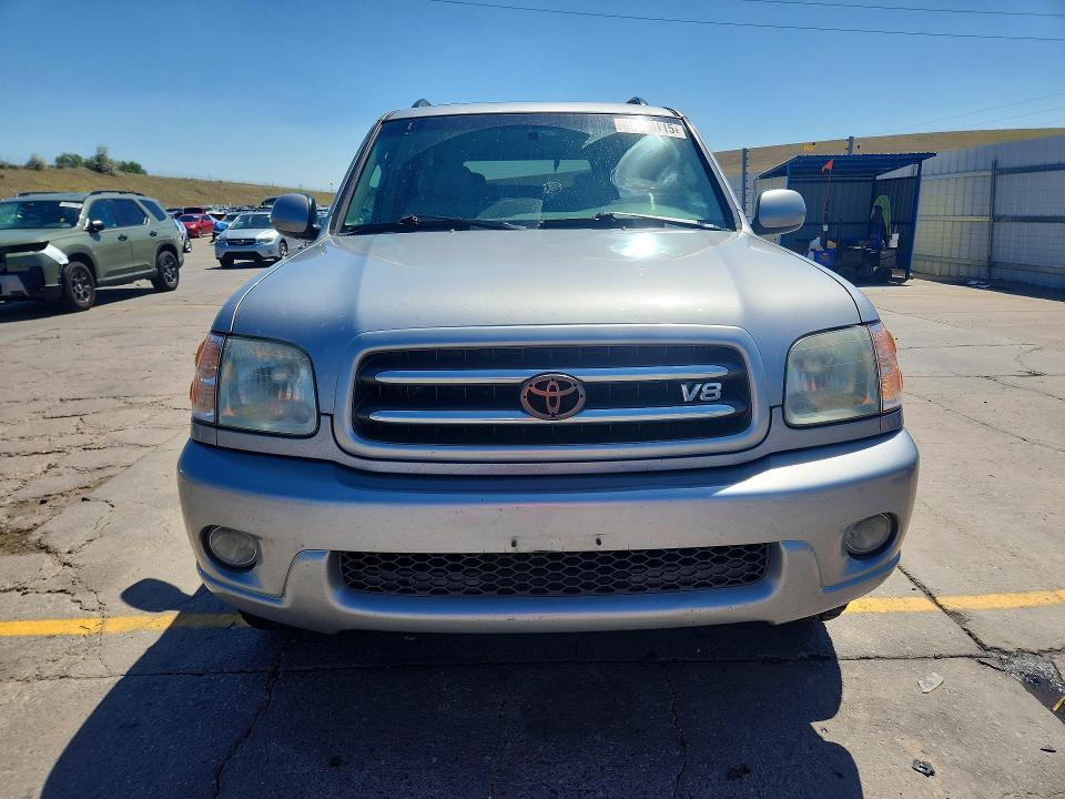 2001 Toyota Sequoia VIN 5TDBT48A11S023516 COPART salvage auction — UNDERCARRIAGE, Co - Salvage Title, sold $1,800 on 2026-07-27 (photo 5)