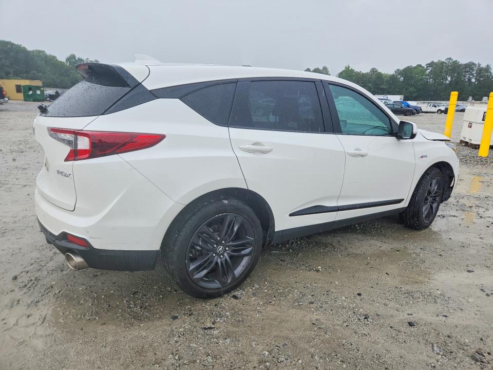 2021 Acura Rdx VIN 5J8TC1H6XML007403 COPART salvage auction — FRONT END, Ga - Cert Of Title-Salvage, sold $9,300 on 2026-07-28 (photo 3)