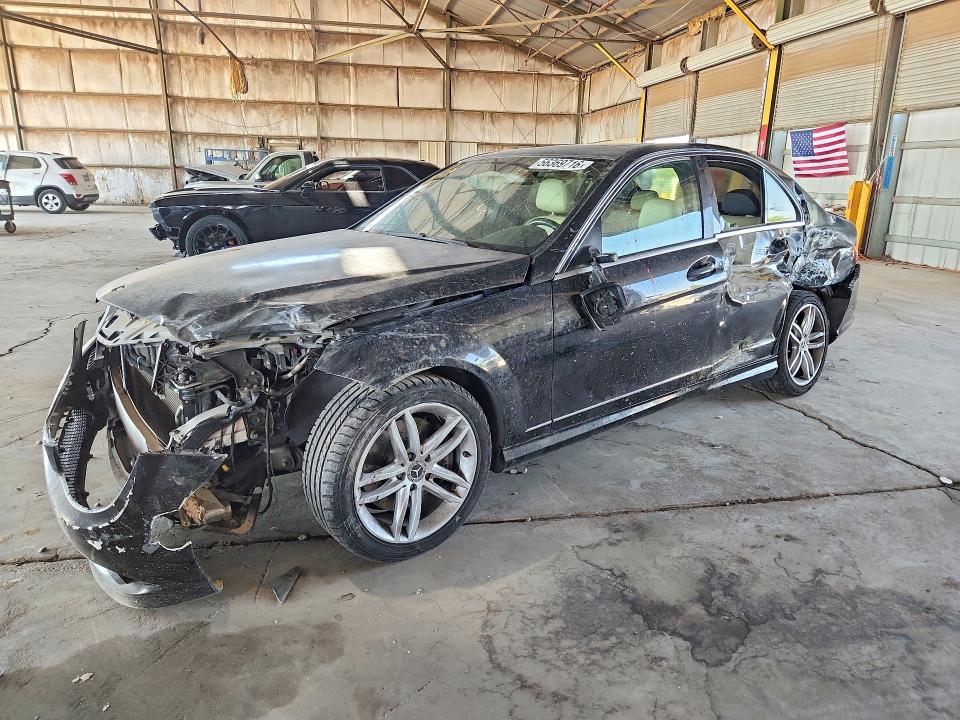 2008 Mercedes-benz C class VIN WDDGF56X28F032106 COPART salvage auction — FRONT END, AZ - CERT OF TITLE-RESTORED SALVAGE (P), sold $475 on 2026-07-29 (photo 1)
