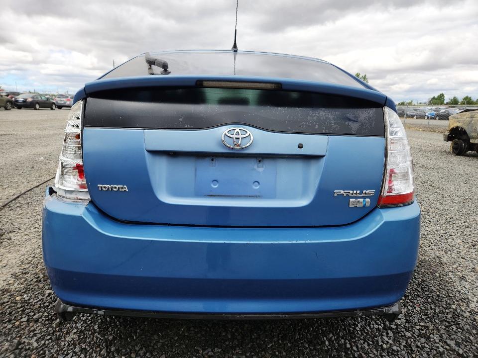 2007 Toyota Prius VIN JTDKB20U677620001 COPART salvage auction — REAR END, Or - Salvage Title Certificate, sold $950 on 2026-07-07 (photo 6)