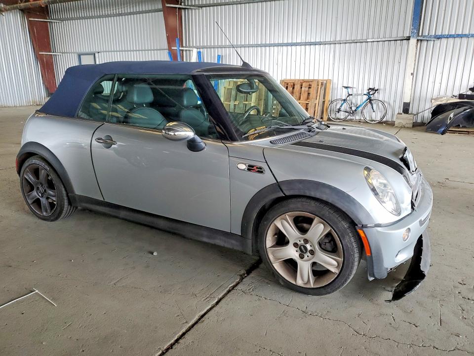 2005 Mini Cooper VIN WMWRH33475TK55148 COPART salvage auction — FRONT END, CA - SALVAGE CERTIFICATE, sold $575 on 2026-07-09 (photo 4)