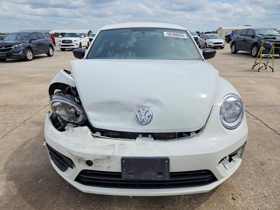 2018 Volkswagen Beetle VIN 3VWFD7AT6JM702853 COPART salvage auction — FRONT END, Tx - Certificate Of Title, sold $175 on 2026-09-03 (photo 5)