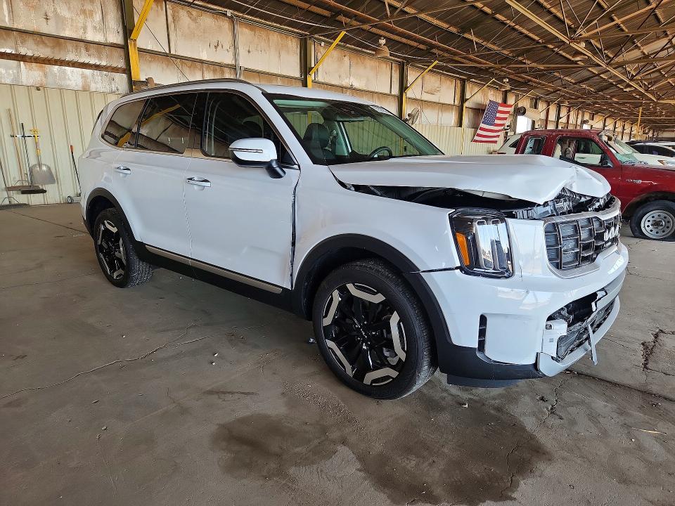 2025 Kia Telluride VIN 5XYP64GC4SG642688 COPART salvage auction — FRONT END, Az - Cert Of Title - Salvage, sold $13,700 on 2026-07-20 (photo 4)