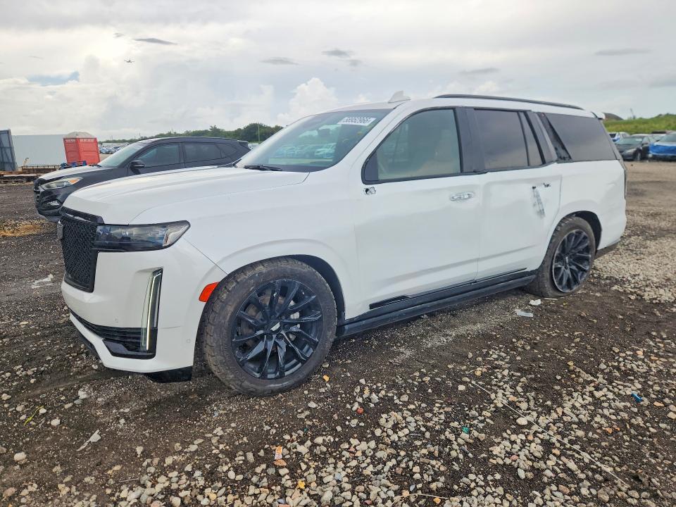 2023 Cadillac Escalade VIN 1GYS3FKLXPR495589 COPART salvage auction — REAR END, Id - Salvage Certificate Of Title, sold $20,700 on 2026-07-02 (photo 1)