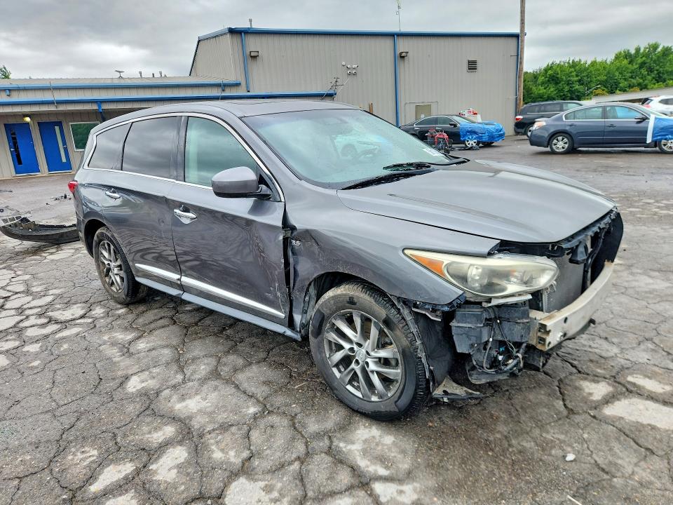 2015 Infiniti Qx60 VIN 5N1AL0MM7FC518411 COPART salvage auction — FRONT END, Ar - Cert Of Title-Salvage, sold $1,550 on 2026-07-02 (photo 4)