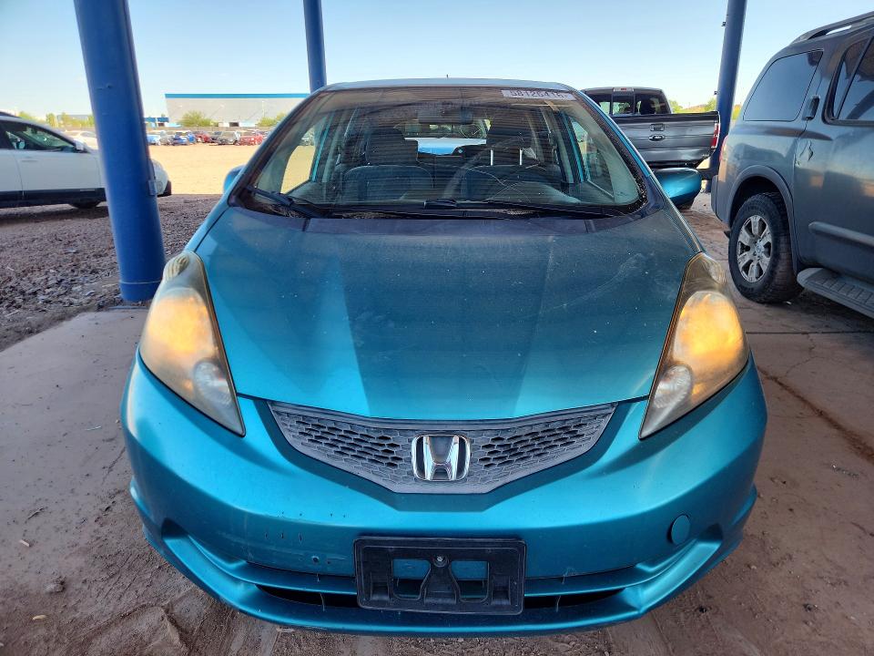 2012 Honda Fit VIN JHMGE8H38CC009737 COPART salvage auction — REAR END, Az - Cert Of Title - Salvage, sold $975 on 2026-07-07 (photo 5)
