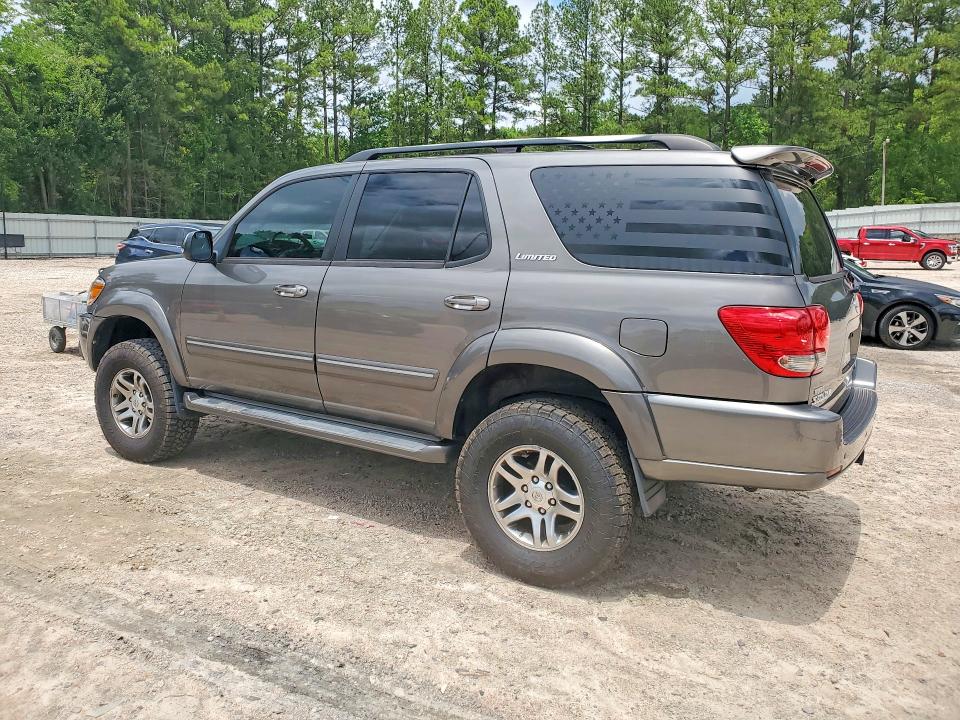 2007 Toyota Sequoia VIN 5TDBT48A27S278409 COPART salvage auction — MINOR DENT/SCRATCHES, NC - SALVAGE CERTIFICATE OF TITLE, sold $3,300 on 2026-07-31 (photo 2)
