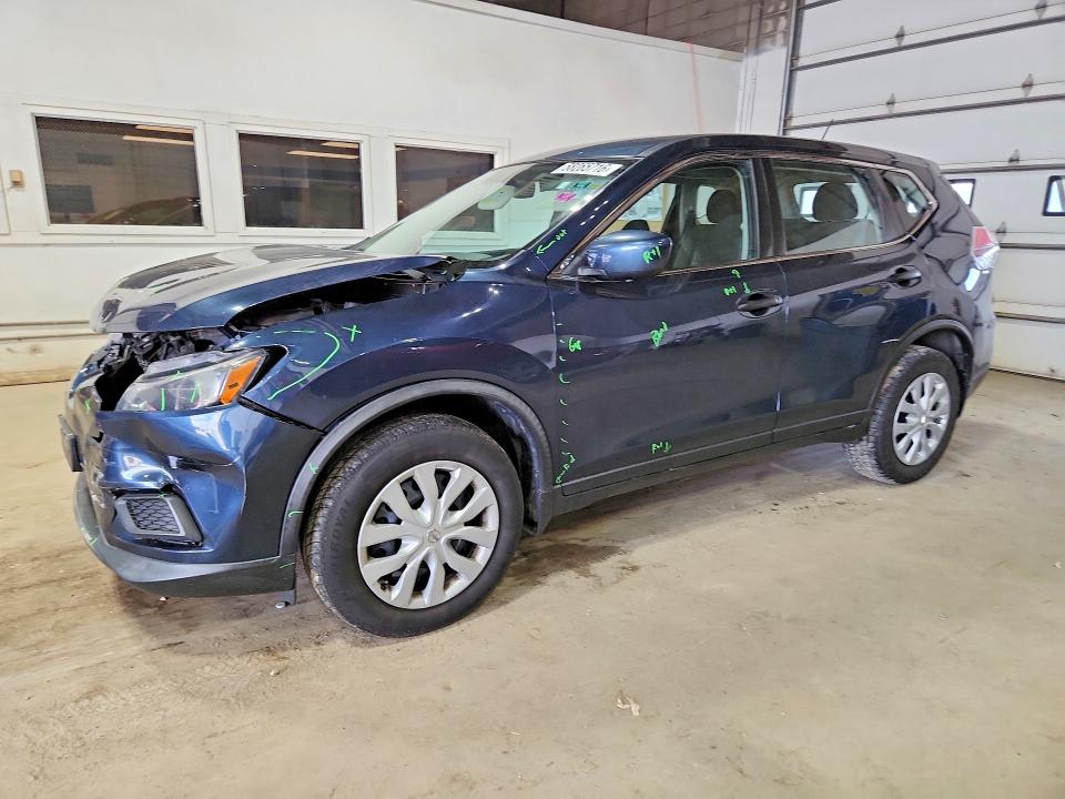 2016 Nissan Rogue VIN KNMAT2MV6GP653933 COPART salvage auction — FRONT END, Mn - Cert Of Title-Salvage, sold $250 on 2026-07-21 (photo 1)
