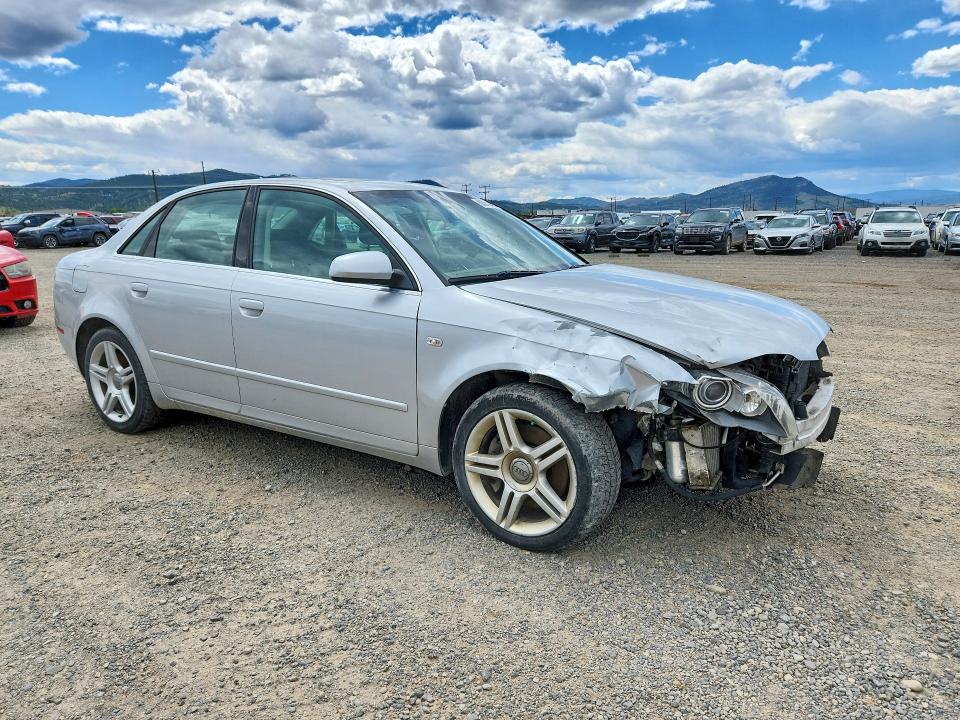 2007 Audi A4 VIN WAUDF78E57A097612 COPART salvage auction — FRONT END, Mt - Certificate Of Title, sold $1,350 on 2026-07-28 (photo 4)
