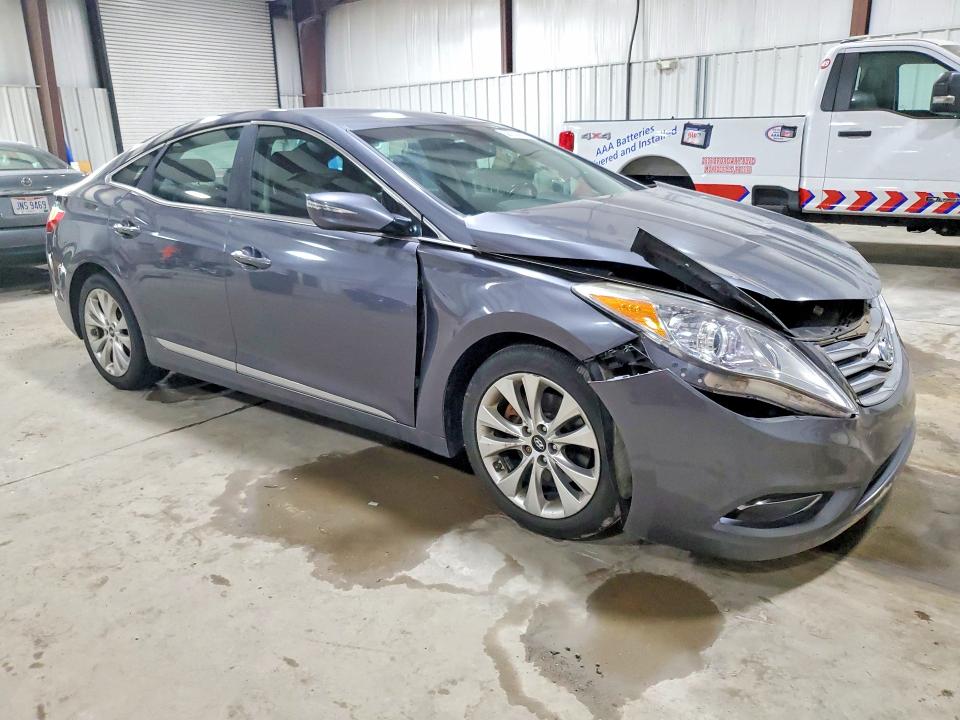 2013 Hyundai Azera VIN KMHFG4JG5DA255988 COPART salvage auction — FRONT END, Pa - Certificate Of Salvage, sold $625 on 2026-07-15 (photo 4)