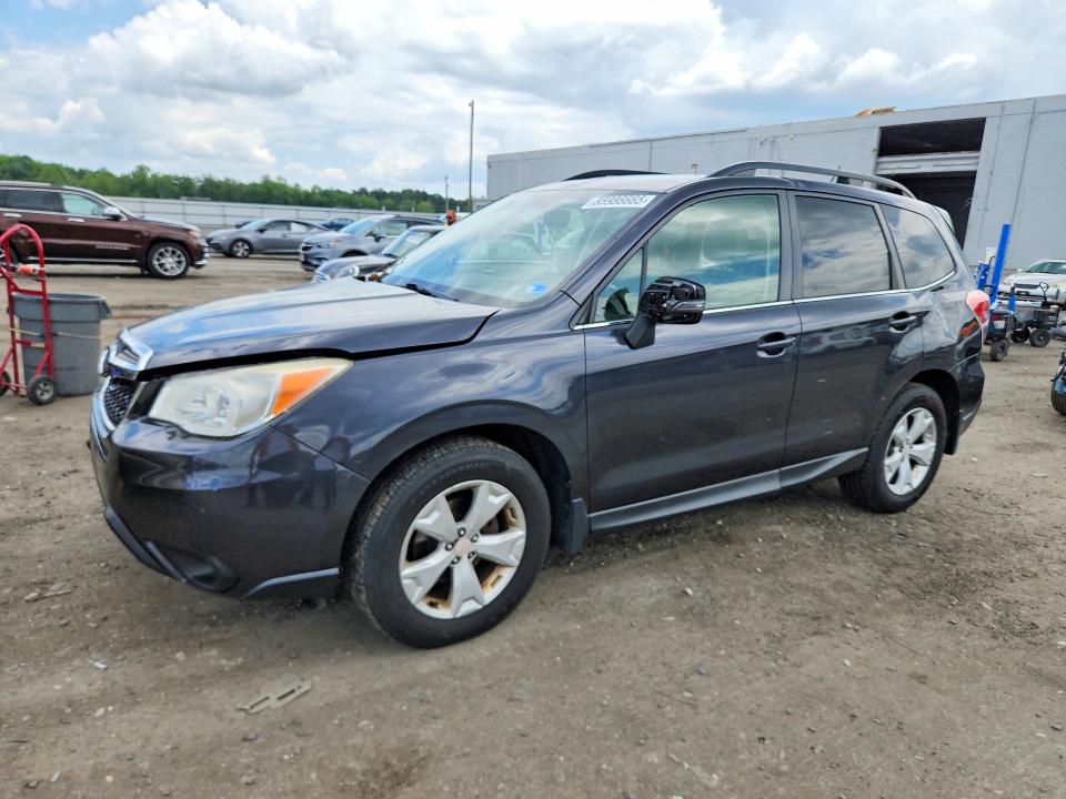 2014 Subaru Forester VIN JF2SJAPC9EH523765 COPART salvage auction — FRONT END, Va - Certificate Of Title, sold $875 on 2026-07-15 (photo 1)