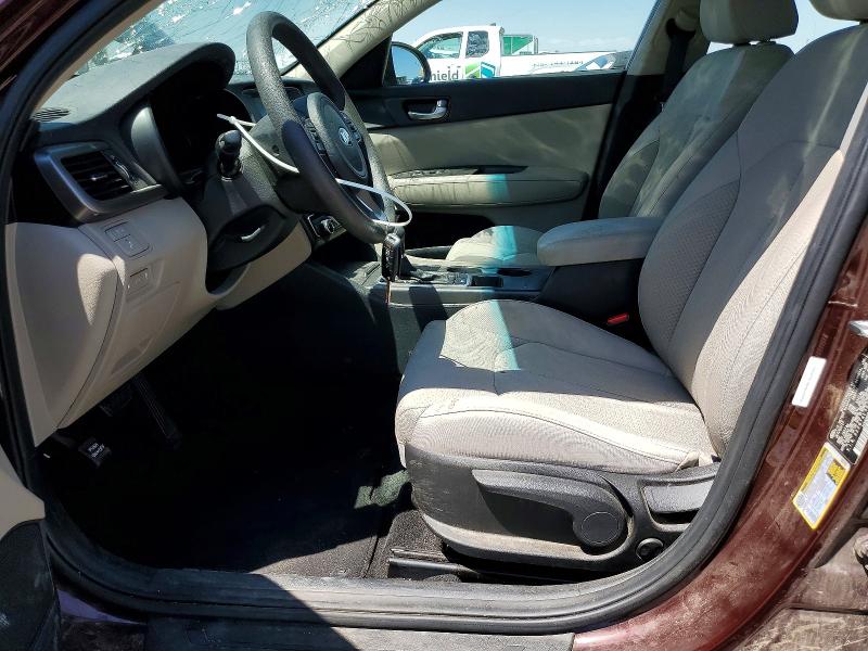 2018 Kia Optima VIN 5XXGT4L38JG229920 COPART salvage auction — HAIL, Co - Certificate Of Title, sold $2,450 on 2026-07-21 (photo 7)