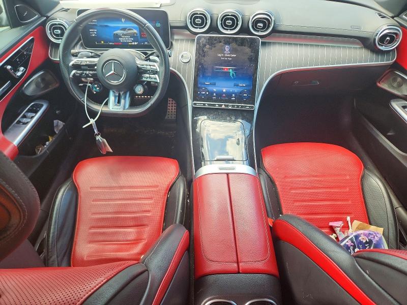 2023 Mercedes-benz C-klasse amg VIN W1KAF8HB5PR148440 COPART salvage auction — FRONT END, Nc - Salvage Certificate Of Title, sold $10,400 on 2026-07-27 (photo 8)