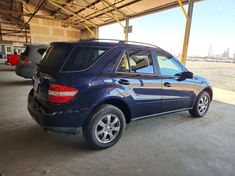 2007 Mercedes-benz Ml-class VIN 4JGBB86E17A272271 COPART salvage auction — MECHANICAL, Az - Certificate Of Title (P), sold $400 on 2026-07-08 (photo 3)