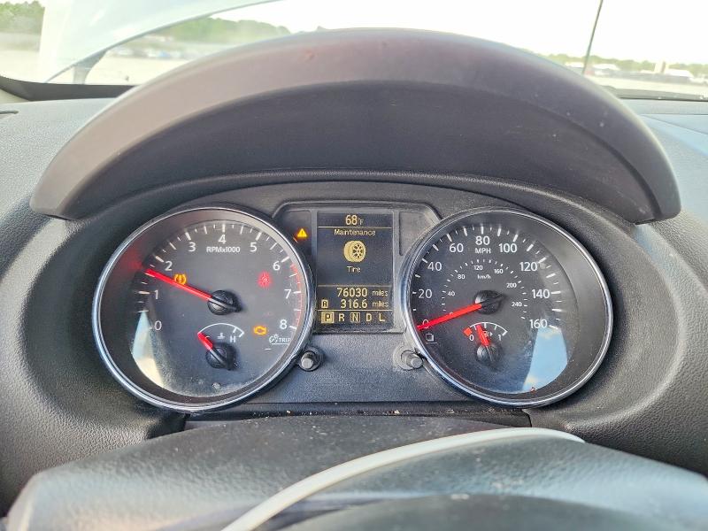 2013 Nissan Rogue sport VIN JN8AS5MV4DW124541 COPART salvage auction — FRONT END, MI - CERT OF TITLE-REBUILT SALVAGE, sold $200 on 2026-08-02 (photo 9)