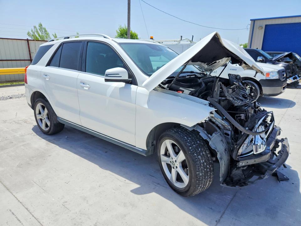 2018 Mercedes-benz Gle VIN 4JGDA5JB9JB102751 COPART salvage auction — FRONT END, Tx - Salvage Vehicle Title, sold $4,000 on 2026-08-21 (photo 4)