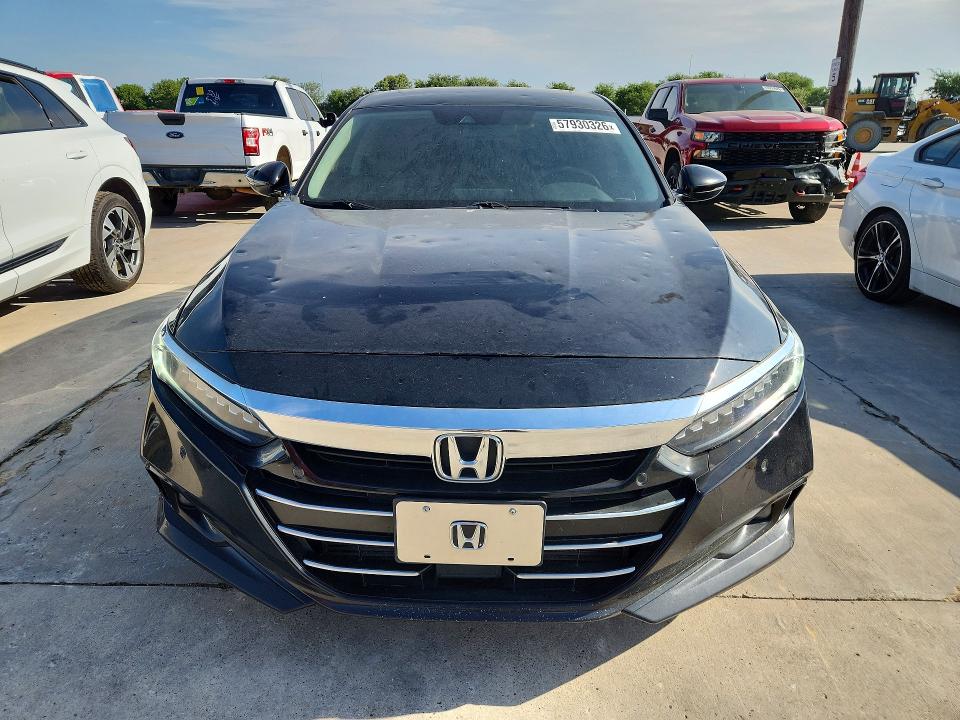 2021 Honda Accord VIN 1HGCV2F91MA005385 COPART salvage auction — HAIL, Tx - Certificate Of Title, sold $12,300 on 2026-07-30 (photo 5)