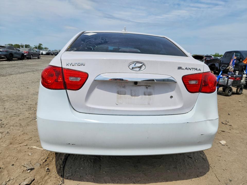 2010 Hyundai Elantra VIN KMHDU4AD7AU083947 COPART salvage auction — FRONT END, Va - Cert Of Title - Salvage, sold $325 on 2026-07-22 (photo 6)