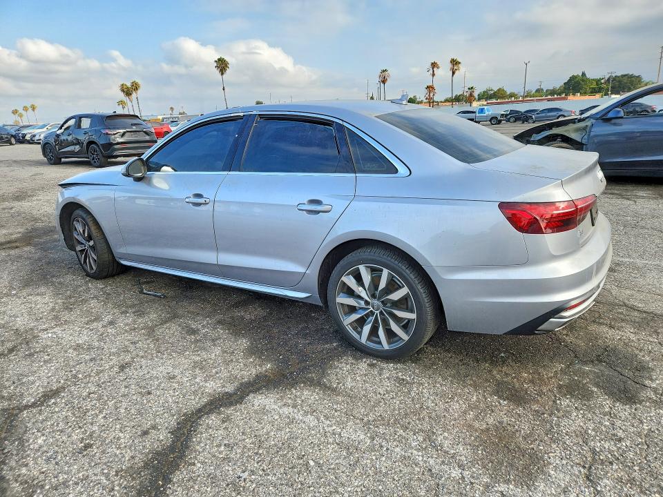 2020 Audi A4 VIN WAUGMAF48LN008564 COPART salvage auction — FRONT END, Salvage Title, sold $3,700 on 2026-07-24 (photo 2)
