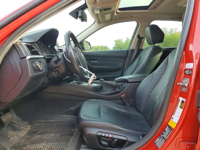 2013 BMW 3 series VIN WBA3C3C52DF979212 COPART salvage auction — REAR END, ON - PERMIT NO BRAND - UNFIT, sold $1,800 on 2026-07-16 (photo 7)