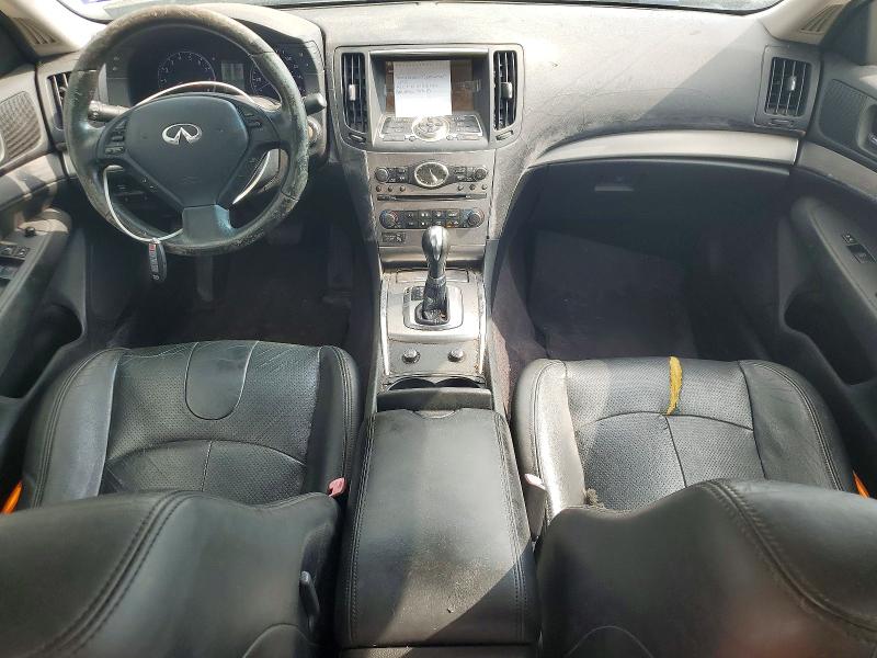 2011 Infiniti G25 VIN JN1DV6AP7BM600921 COPART salvage auction — WATER/FLOOD, TX - SALVAGE VEHICLE TITLE (P), sold $200 on 2026-07-07 (photo 8)