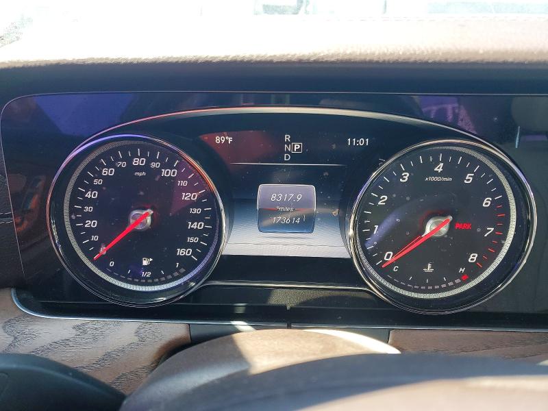 2017 Mercedes-benz E-class VIN WDDZF4JB6HA071499 COPART salvage auction — MINOR DENT/SCRATCHES, CA - CERTIFICATE OF TITLE, sold $4,150 on 2026-07-16 (photo 9)