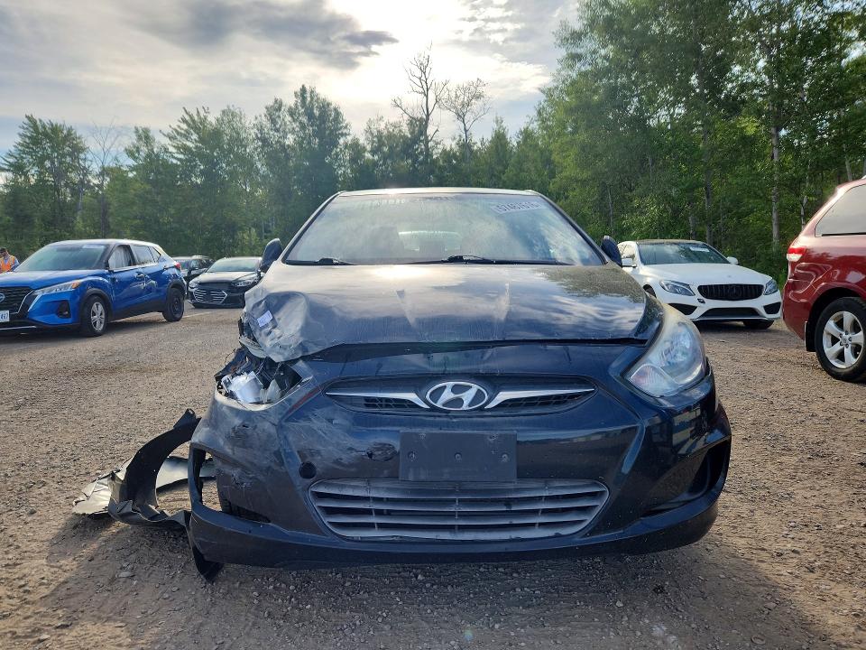 2012 Hyundai Accent VIN KMHCT4AE3CU091084 COPART salvage auction — FRONT END, On - Permit No Brand - Unfit, sold $300 on 2026-07-07 (photo 5)