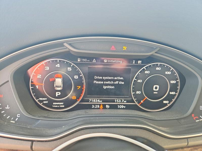 2018 Audi Q5 VIN WA1BNAFY4J2153624 COPART salvage auction — FRONT END, CA - SALVAGE CERTIFICATE, sold $7,600 on 2026-07-24 (photo 9)