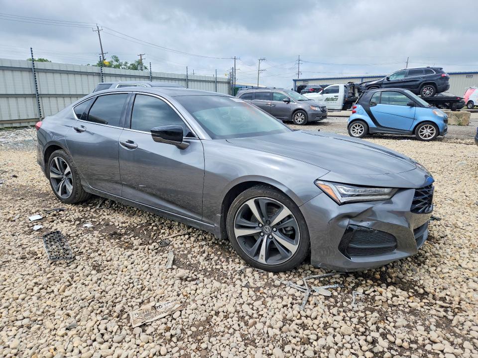 2025 Acura Tlx VIN 19UUB5F48SA002967 COPART salvage auction — VANDALISM, In - Cert Of Title-Salvage Title, sold $15,900 on 2026-08-24 (photo 4)