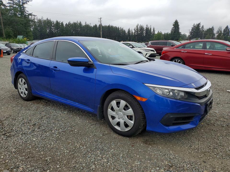 2018 Honda Civic VIN 19XFC2E5XJE007130 COPART salvage auction — SIDE, WA - BILL OF SALE, sold $4,200 on 2026-07-10 (photo 4)