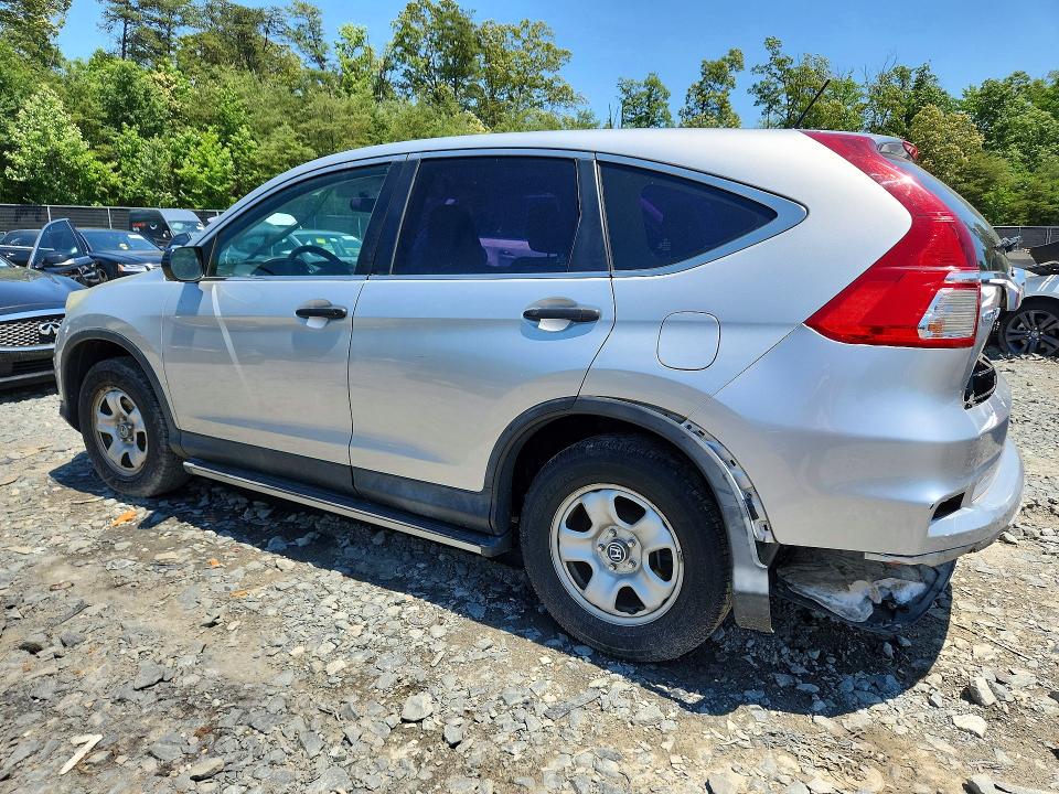 2015 Honda VIN 2HKRM4H38FH636680 COPART salvage auction — REAR END, Md - Cert Of Salvage > 75% Damage, sold $2,900 on 2026-07-02 (photo 2)