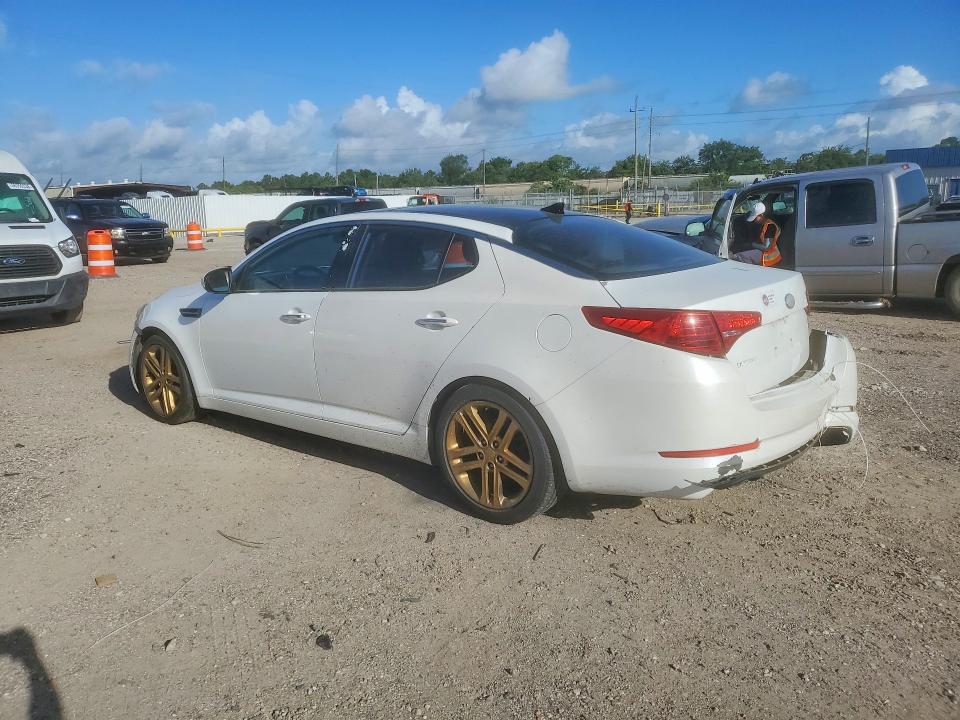 2013 Kia Optima VIN 5XXGN4A76DG211517 COPART salvage auction — REAR END, Tx - Certificate Of Title (P), sold $875 on 2026-07-09 (photo 2)