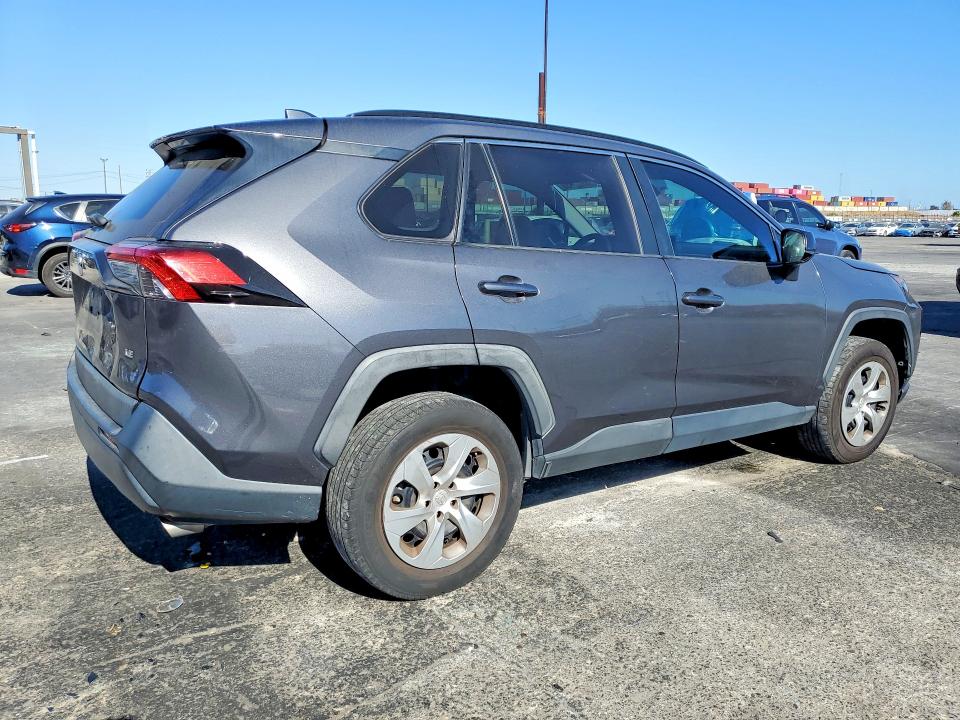2019 Toyota VIN 2T3H1RFV5KW051824 COPART salvage auction — REAR END, Ca - Salvage Certificate, sold $8,000 on 2026-07-10 (photo 3)