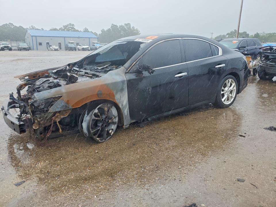 2012 Nissan Maxima VIN 1N4AA5AP3CC851017 COPART salvage auction — BURN, Al - Cert Of Title-Salvage Title, sold $225 on 2026-07-09 (photo 1)