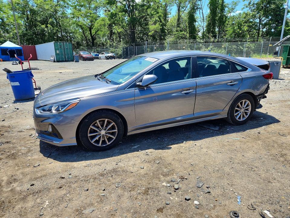 2019 Hyundai Sonata VIN 5NPE24AF7KH790154 COPART salvage auction — REAR END, Md - Cert Of Salvage > 75% Damage, sold $2,100 on 2026-07-02 (photo 1)