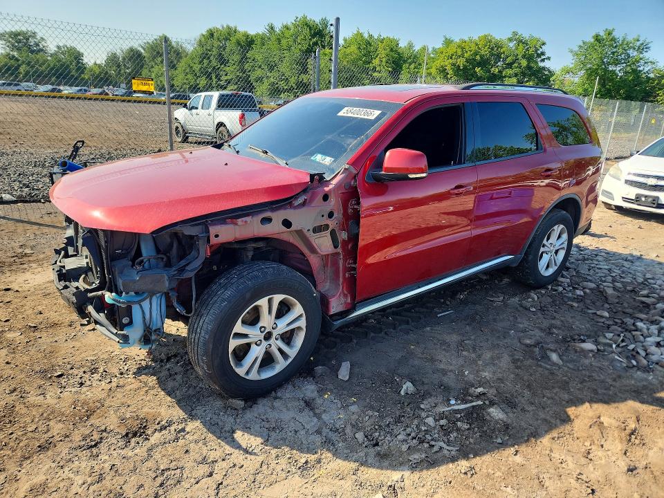 2011 Dodge Durango VIN 1D4SE4GT1BC639851 COPART salvage auction — FRONT END, PA - CERTIFICATE OF SALVAGE, sold $850 on 2026-07-20 (photo 1)