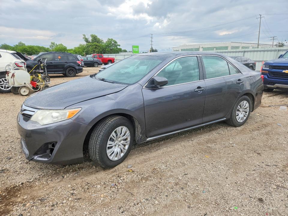 2012 Toyota Camry VIN 4T4BF1FK2CR262994 COPART salvage auction — FRONT END, Il - Salvage Certificate, sold $3,400 on 2026-07-24 (photo 1)