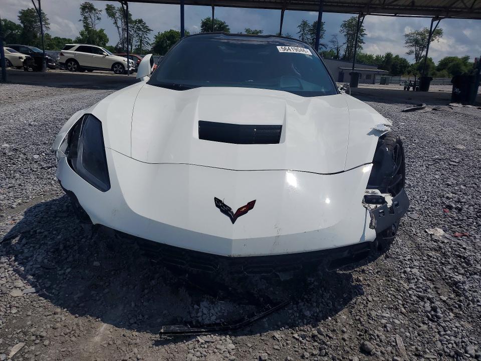 2017 Chevrolet Corvette VIN 1G1YY2D77H5105673 COPART salvage auction — ROLLOVER, Ga - Cert Of Title-Salvage, sold $19,600 on 2026-07-30 (photo 5)