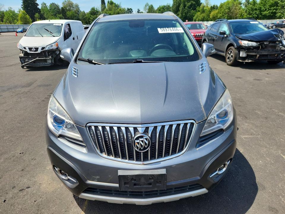 2015 Buick Encore VIN KL4CJFSB3FB042505 COPART salvage auction — UNDERCARRIAGE, Or - Certificate Of Title, sold $1,150 on 2026-07-13 (photo 5)
