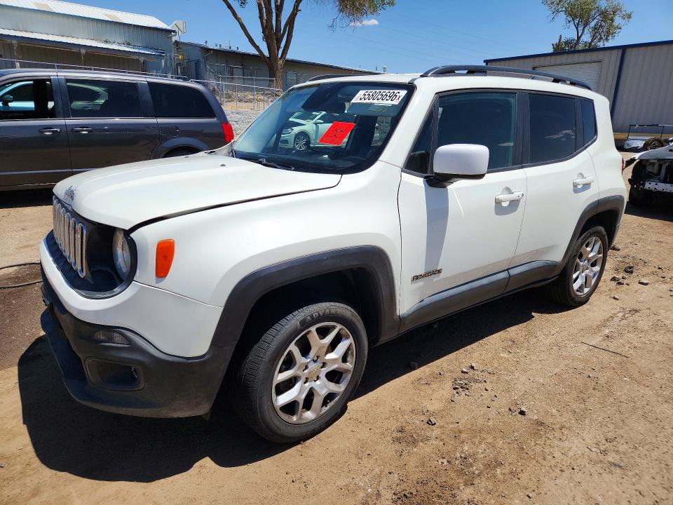 2017 Jeep Renegade VIN ZACCJBBB9HPF98986 COPART salvage auction — REAR END, Nm - Cert Of Title-Salvage, sold $525 on 2026-07-13 (photo 1)