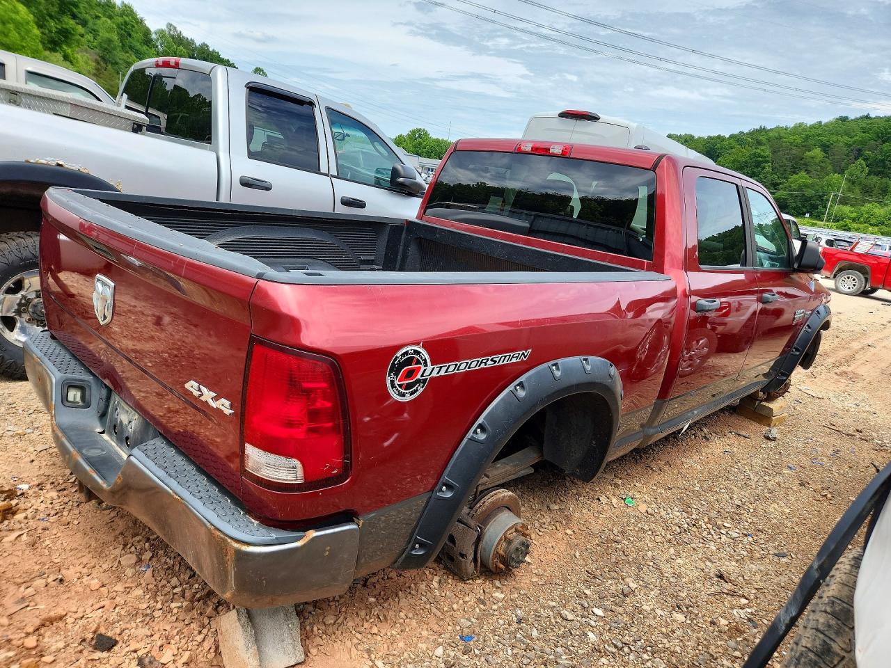 2011 Dodge Ram 2500 VIN 3D7TT2CTXBG530728 COPART salvage auction — Stripped, IN - CERTIFICATE OF TITLE, sold $1,550 on 2026-07-02 (photo 3)