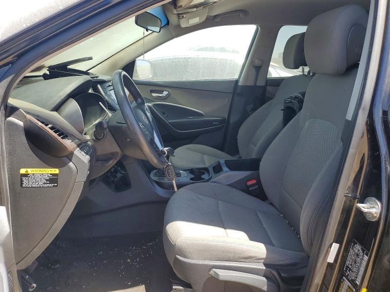 2018 Hyundai Santa fe VIN 5XYZT3LB8JG568733 COPART salvage auction — INTERIOR BURN, Ca - Dis/Dlr/Exp Only Clean Title, sold $1,500 on 2026-07-20 (photo 7)