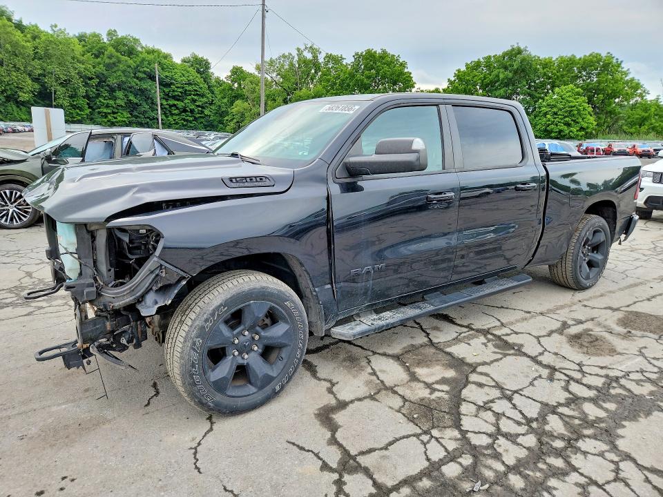 2019 Ram VIN 1C6SRFMT0KN607826 COPART salvage auction — FRONT END, NY - MV-907A SALVAGE CERTIFICATE, sold $4,050 on 2026-07-02 (photo 1)