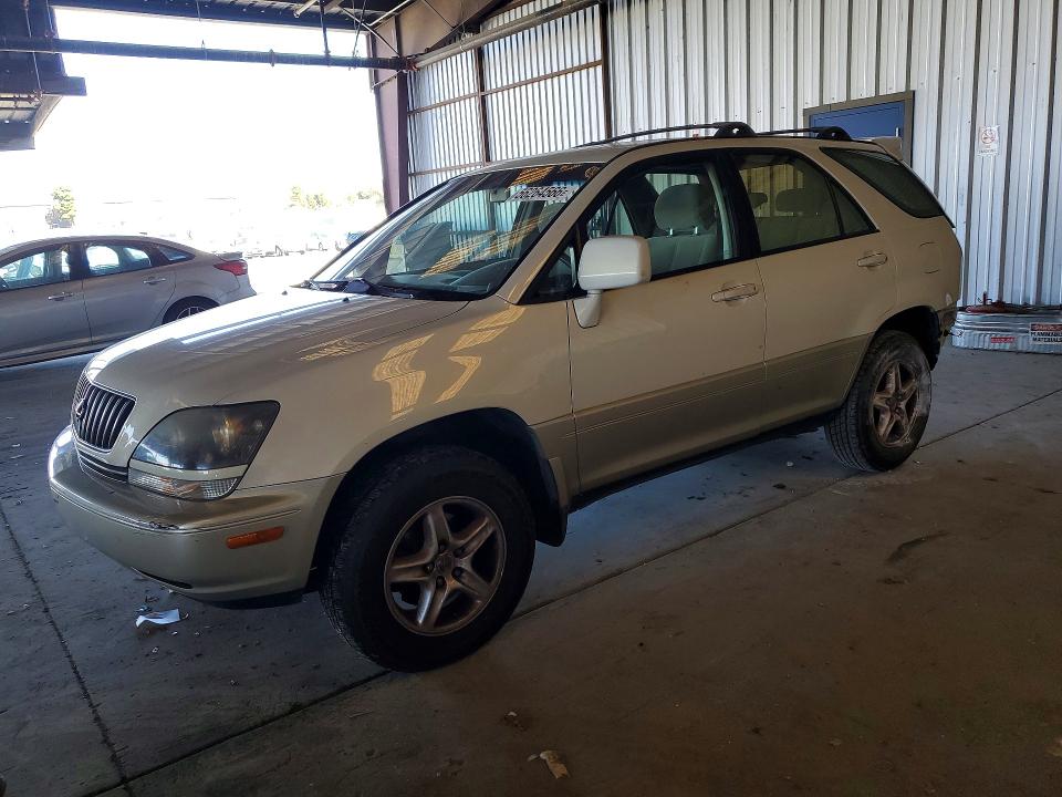 2000 Lexus Rx 300 VIN JT6GF10U7Y0075349 COPART salvage auction — REAR END, CA - SALVAGE CERTIFICATE, sold $625 on 2026-07-09 (photo 1)