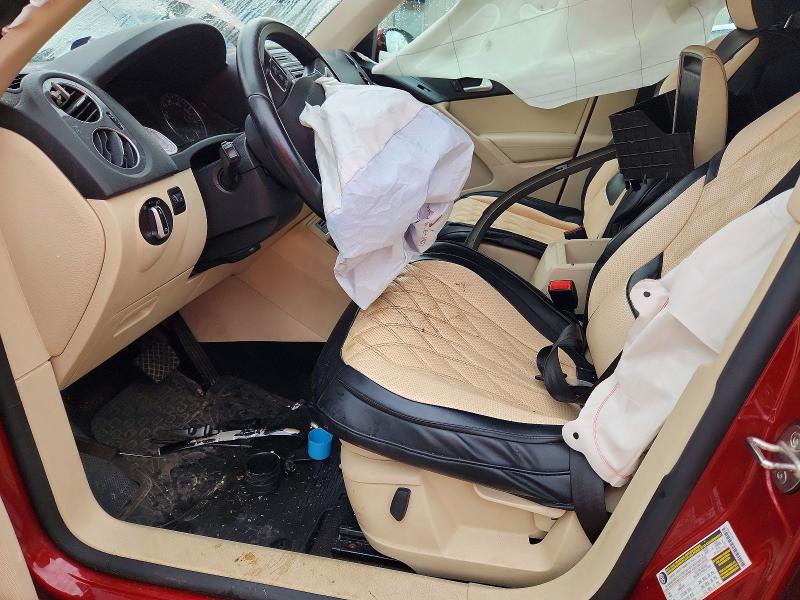 2016 Volkswagen Tiguan VIN WVGBV7AX7GW026595 COPART salvage auction — FRONT END, Fl - Cert Of Title Slvg Rebuildable, sold $425 on 2026-07-17 (photo 7)