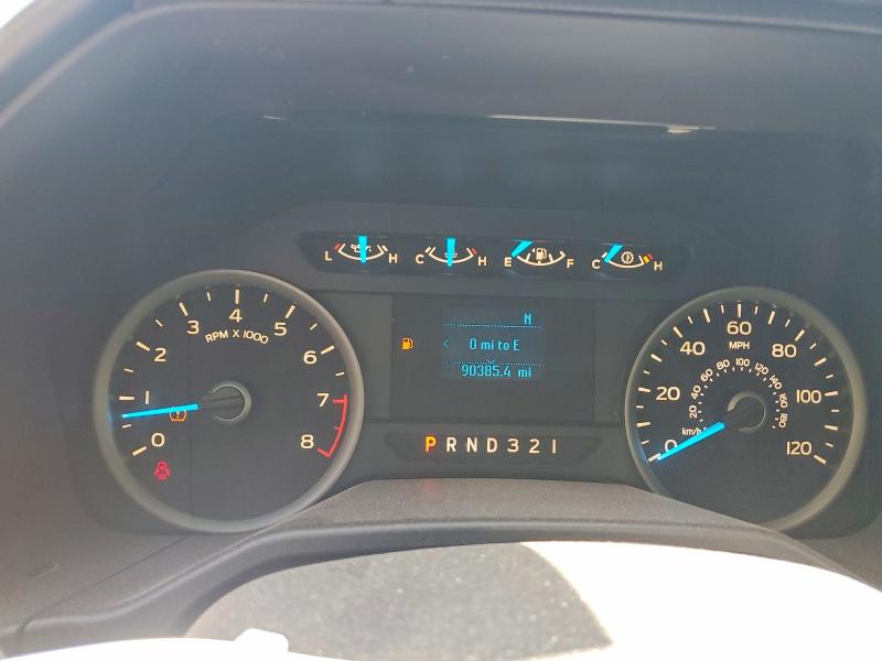 2016 Ford F-150 VIN 1FTEW1E80GFC59295 COPART salvage auction — REAR END, Tx - Salvage Vehicle Title, sold $7,300 on 2026-07-31 (photo 9)
